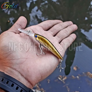 Jual Lure minnow lidah panjang 9 cm / 6 gr Floating Dengan warna dan Action  Killer