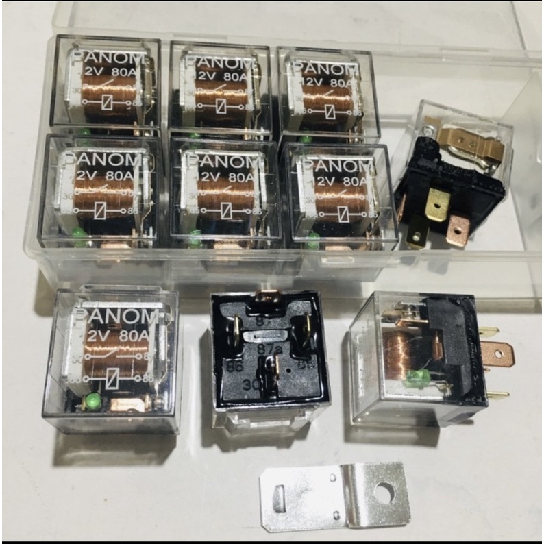 Jual Relay klakson kaki 4 transparan 20v 80A Shopee Indonesia