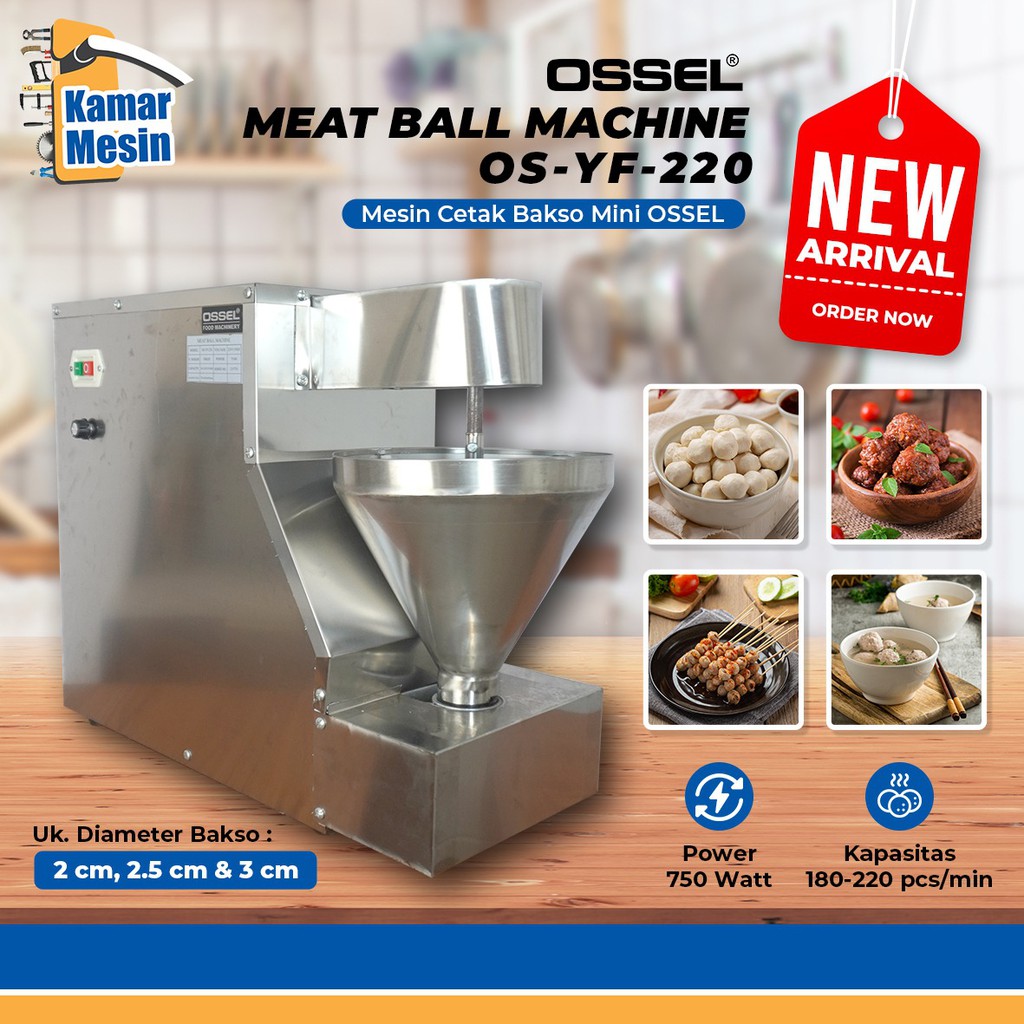 Jual Ossel Mini Meatball Maker Mesin Cetak Bakso Mini Pencetak Bakso