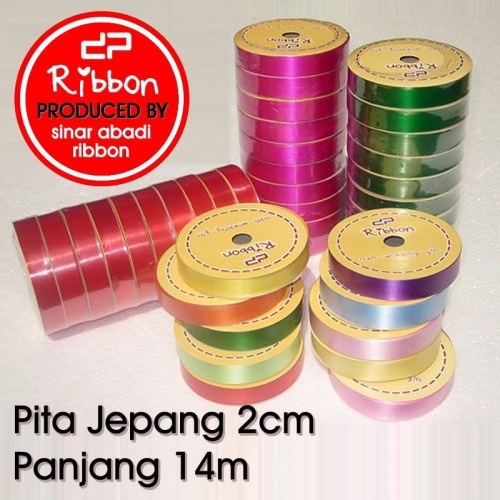 Jual 10 Roll Pita Kado Kecil3 4 Plastik Polos 2cm Ribbon 1 Slop Pita