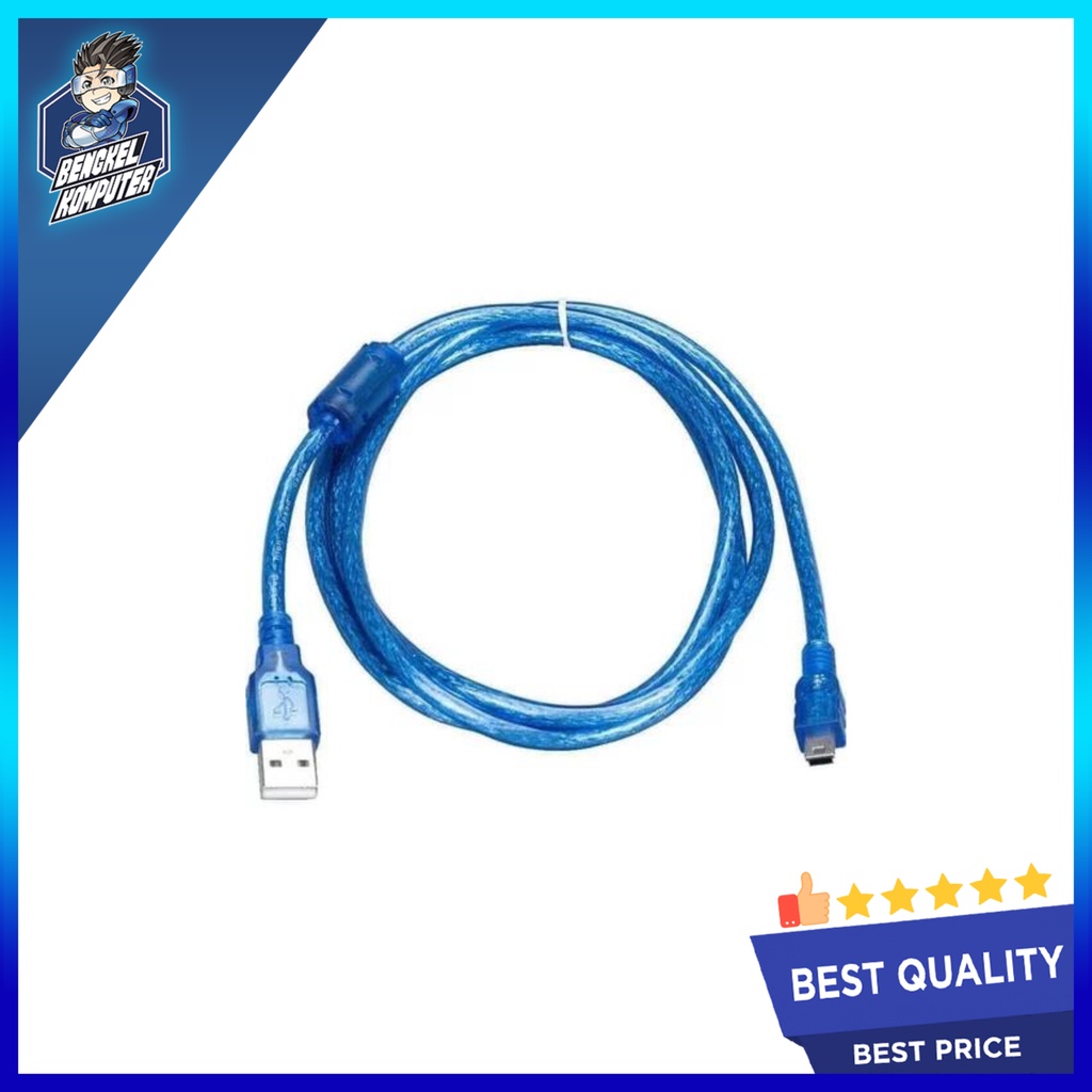 Jual CABLE USB TO 5 PIN TRANSPARANT 1.5M | Shopee Indonesia