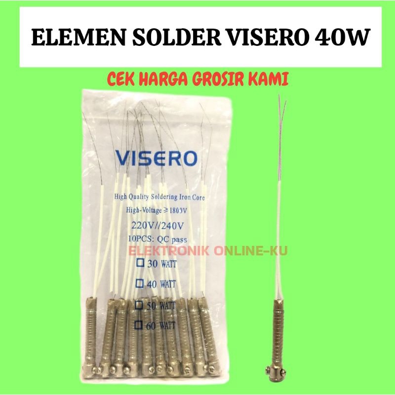 Jual ELEMEN SOLDER VISERO 40W | Shopee Indonesia
