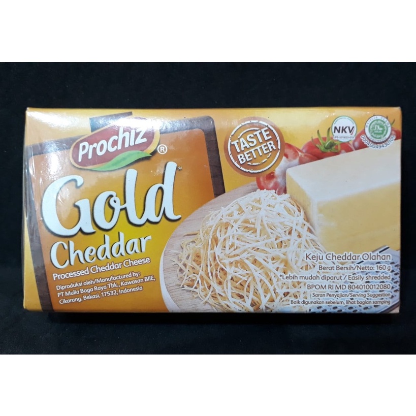 Jual PROCHIZ GOLD CHEDDAR 160gr | Shopee Indonesia