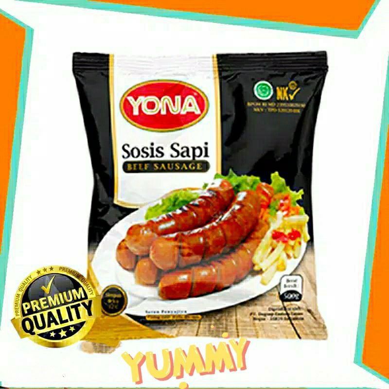 Jual Yona Sosis Sapi Bakar 500gr Shopee Indonesia