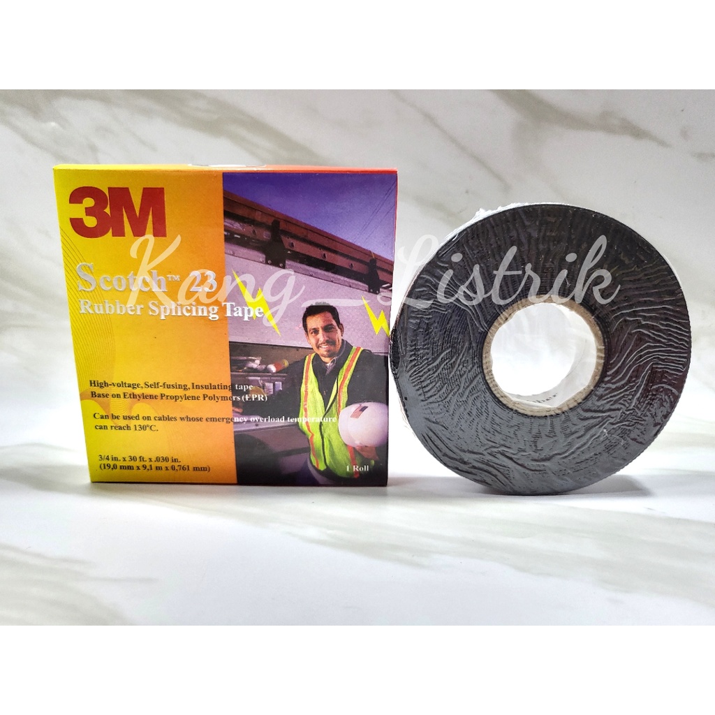 Jual 3M ISOLASI LISTRIK SCOTCH 23 | ISOLASI 3M RUBBER SCOTCH 23 ...