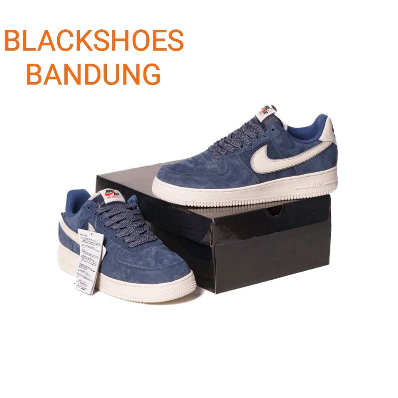 Jual Nike Air Force 1 Low Monsoon Blue Sail Shopee Indonesia