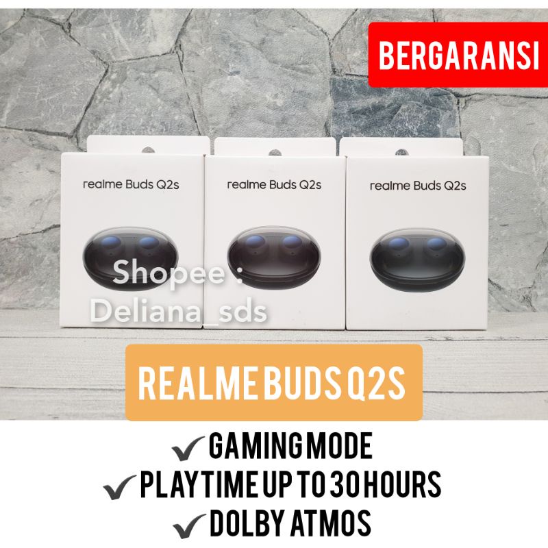 Jual Realme Buds Q2S Garansi Resmi 1 Tahun Realme Buds Q2 s Headset