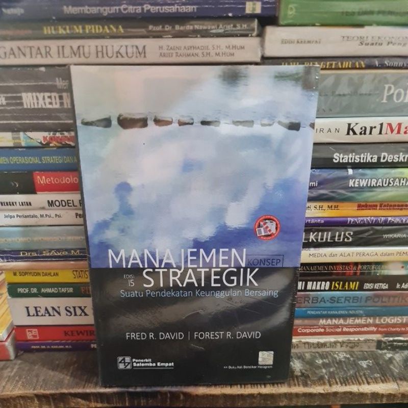 Jual Manajemen Strategik Edisi 15 By Fred R David | Shopee Indonesia