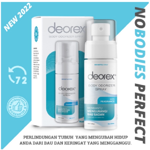 Jual Deorex Body Odorizer Spray 60 Ml New Shopee Indonesia 2580