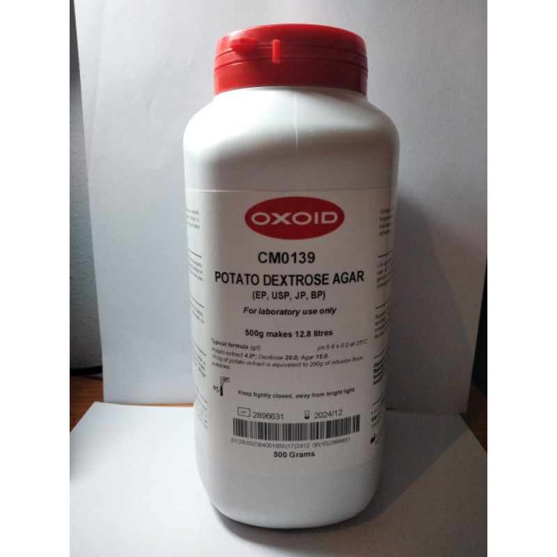 Jual Potato Dextrose Agar Pda 500gr Oxoid Cm0139b Shopee Indonesia 5087