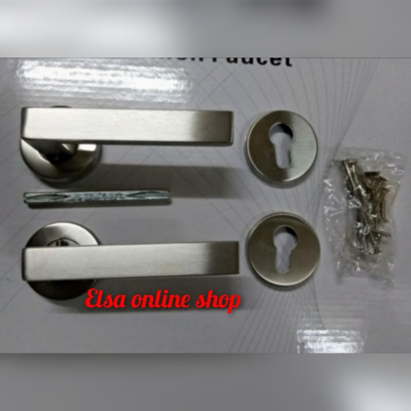 Jual Hendle Pintu Gagang Pintu Model Kotak Stainless | Shopee Indonesia