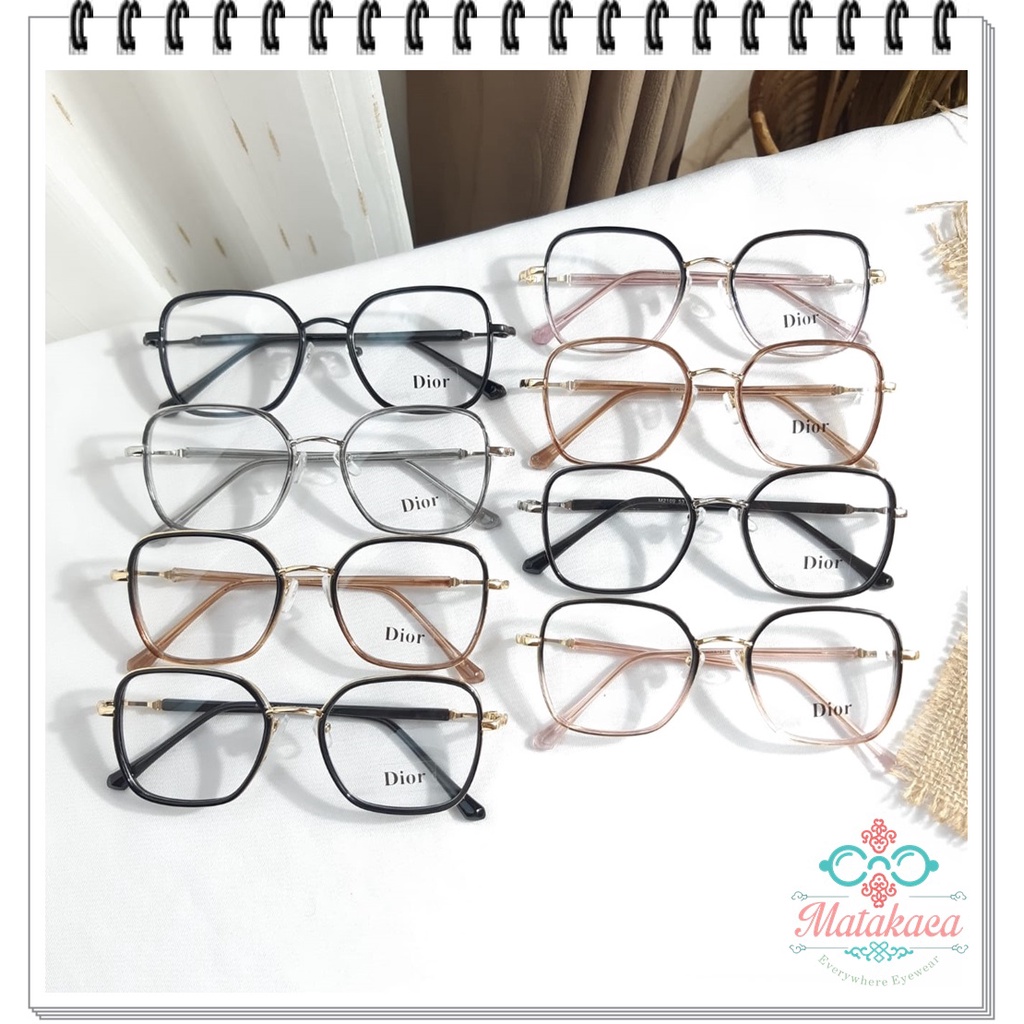 Jual Frame Kacamata Kotak Wanita 2109 Bisa Minus Silinder atau Plus ...
