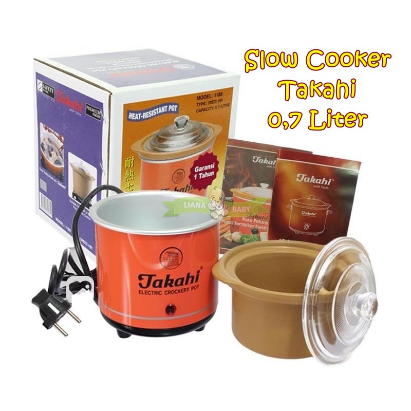 Jual TAKAHI SLOW COOKER 0,7 LITER Shopee Indonesia