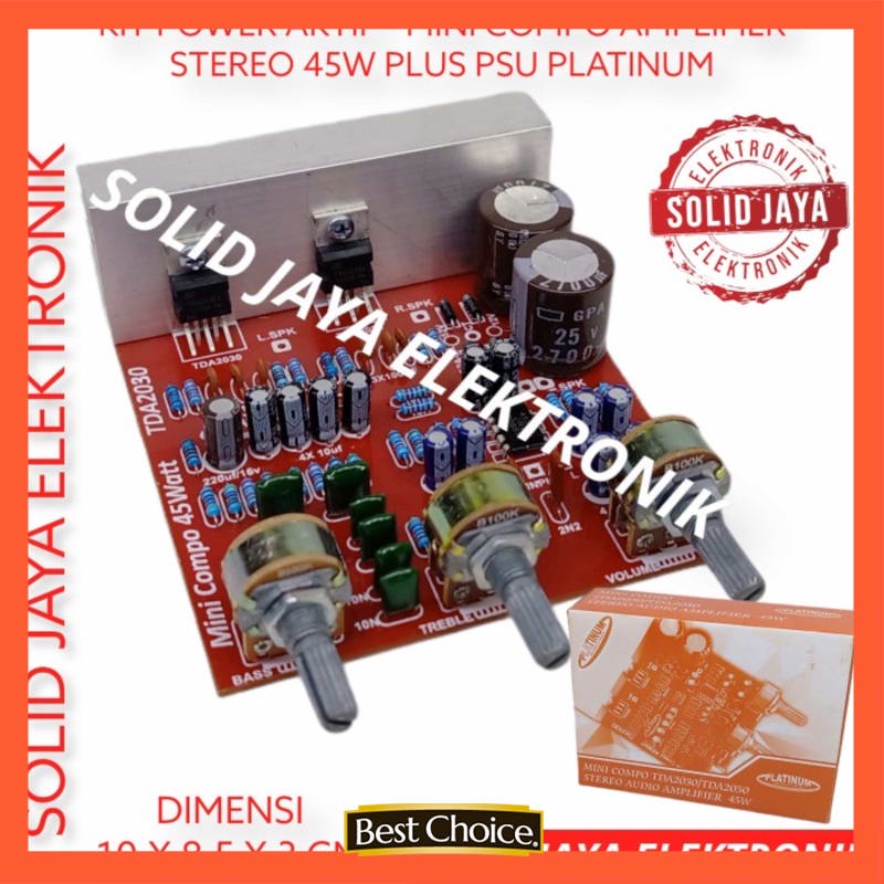 Jual Kit Power Aktif Compo Mini Amplifier Stereo W Tda Psu Platinum Shopee Indonesia