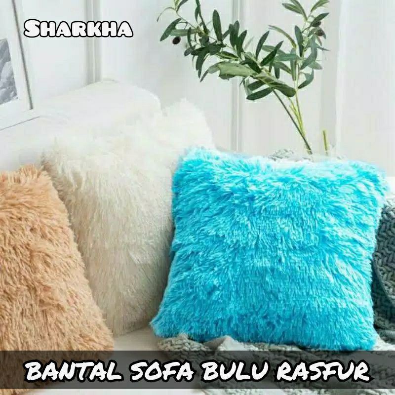 Jual SARUNG BANTAL KURSI/SOFA BULU rasfur/uk 40x40cm | Shopee Indonesia