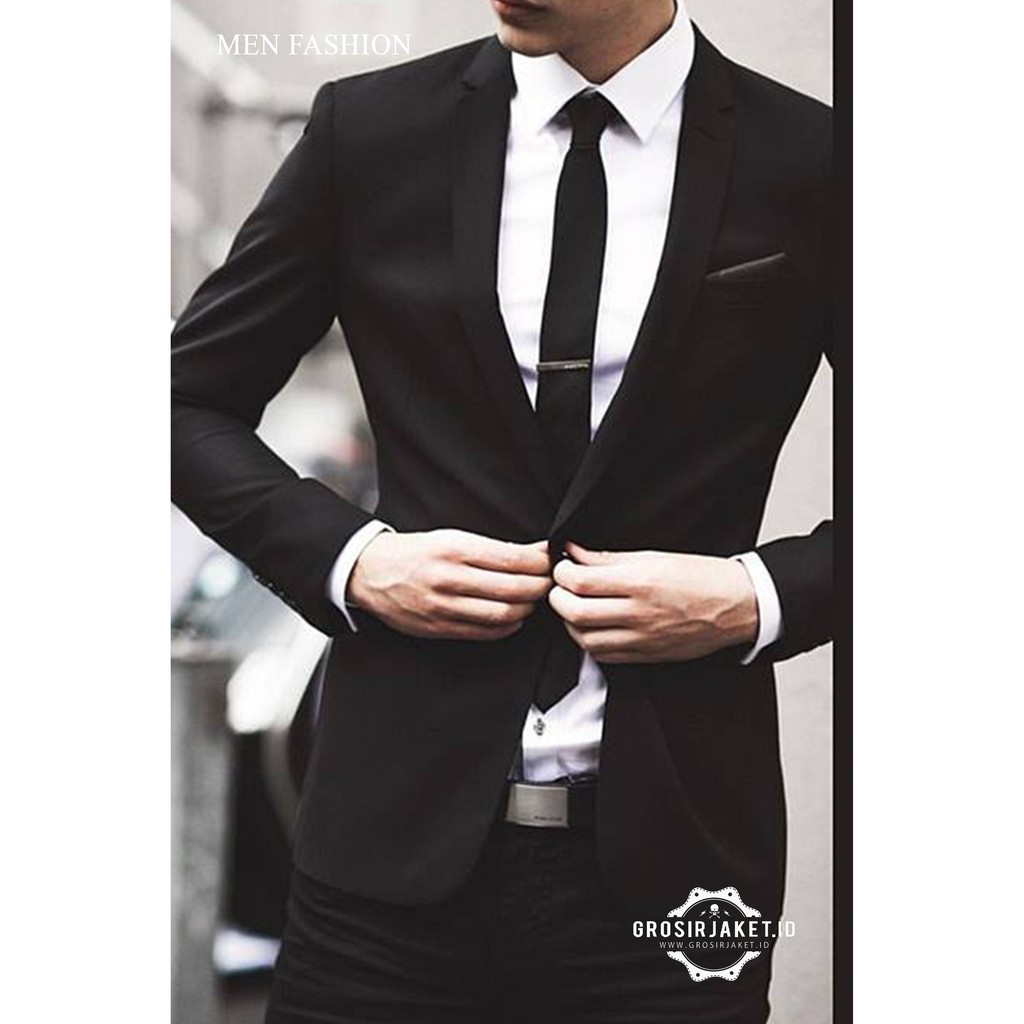 Jual Jas blazer pria keren, Jas Formal, Jas Hitam, Jas Murah Jogja, Jas
