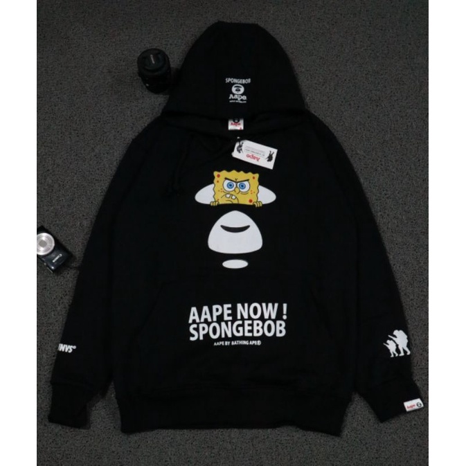 Aape x outlet spongebob hoodie