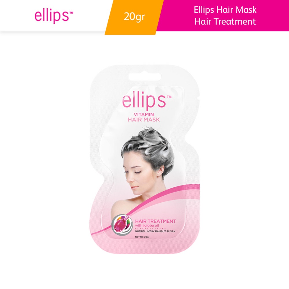 Jual ELLIPS Vitamin Hair Mask Sachet 20gr | With Pro Keratin Sachet ...