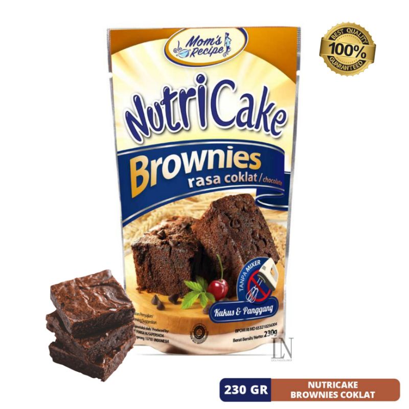 Jual Nutricake Brownies Kukus Panggang Coklat & Keju 230gr Shopee