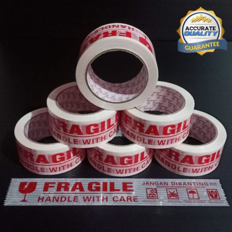 Jual Lakban Fragile (2inch 48mm) | Shopee Indonesia