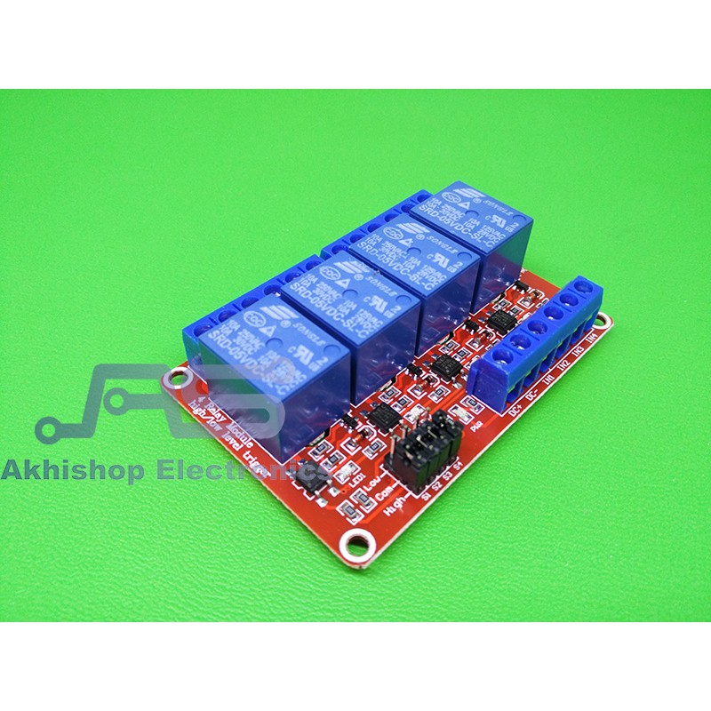 Jual 4 Channel Relay Module 5V Supports High and Low Trigger | Shopee ...