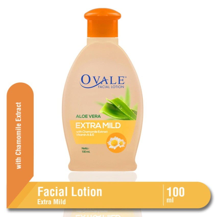 Jual Ovale Facial Lotion Extra Mild Botol Ml Shopee Indonesia