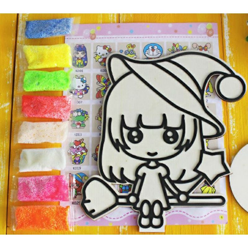 Jual DIY Snow Clay Mainan Mewarnai / Mainan Prakarya Tempelan Gel ...