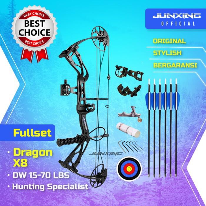 Jual Fullset Busur Panah Sanlida Dragon X8 Compound Bow Camo Green 0 60 Lbs Shopee Indonesia 4793