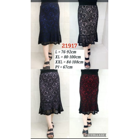 Jual Rok brokat wanita, Rok brokat premium, Rok sonia, Rok duyung full ...