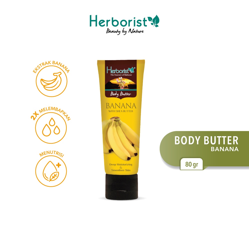 Jual Herborist Body Butter Banana 80gr Shopee Indonesia