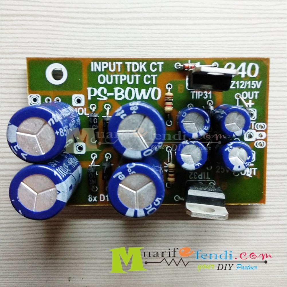 Jual KIT Stabilizer Tegangan Power Supply NON CT Menjadi CT IC reg 78