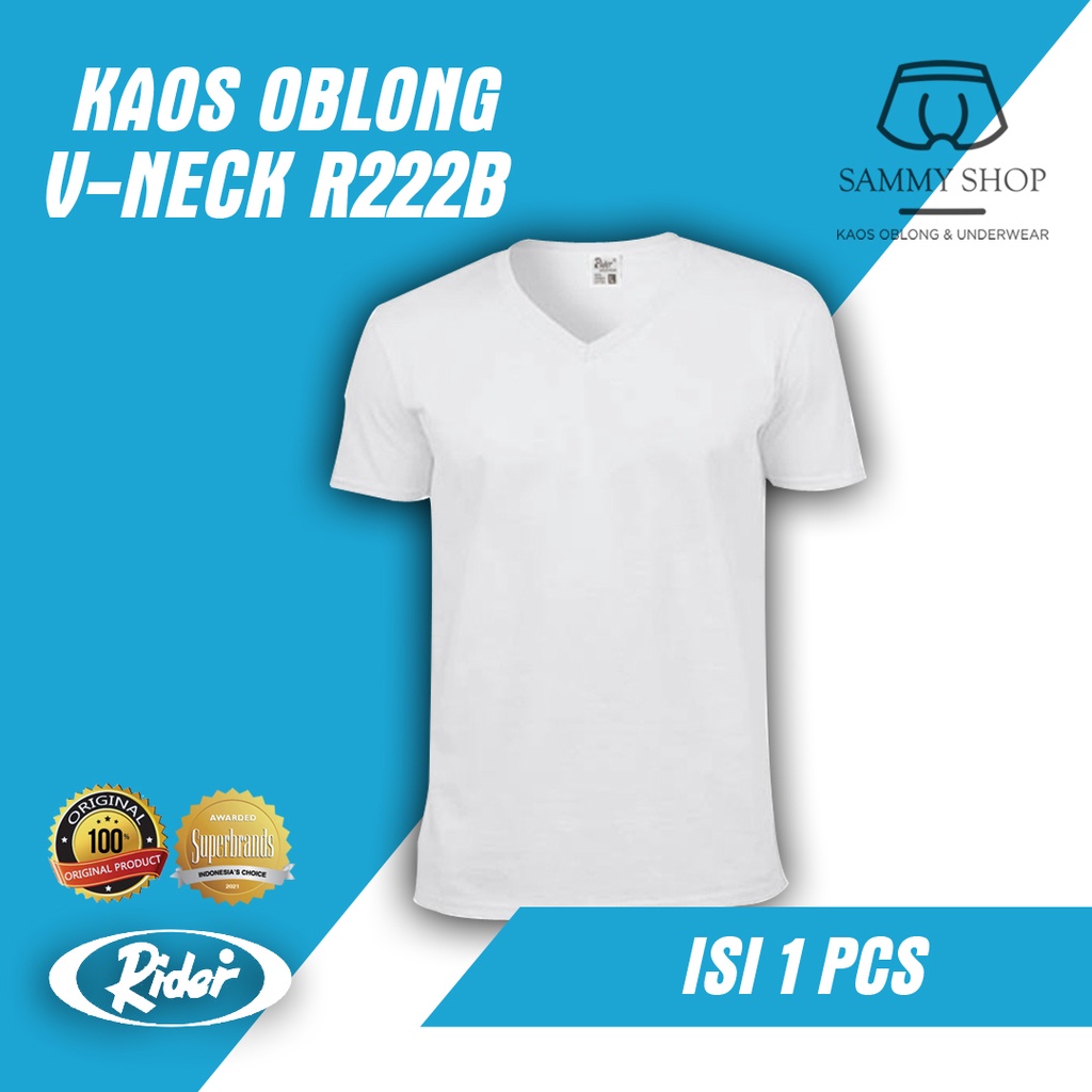 Jual Rider Kaos Dalam Oblong R222B dan Crocodile 817 Kerah V Neck ...