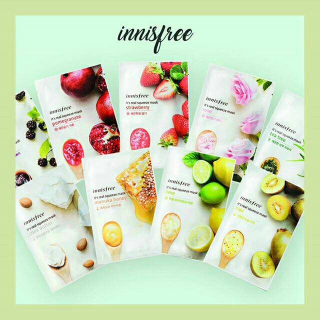 Jual SHEET MASK INNISFREE (ORI 100%) | Shopee Indonesia