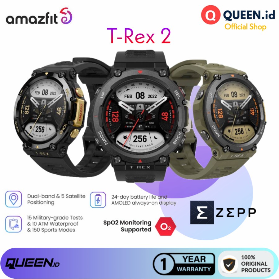 Jual Amazfit T Rex Pro 3 Spesifikasi Original, Murah & Diskon