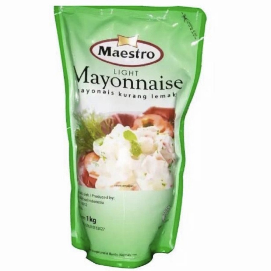 Jual Mayonnaise Maestro 1 kg / Mayonais Maestro Light Original 1000g Horeka Shopee Indonesia