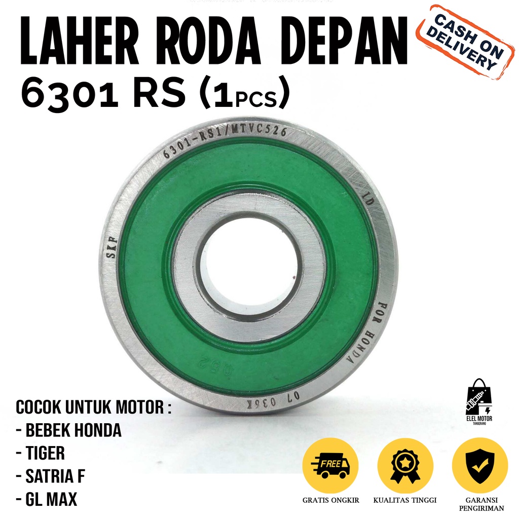Jual Laher 6301 / Laher Roda Supra X / Laher Motor Honda / Laher Depan ...