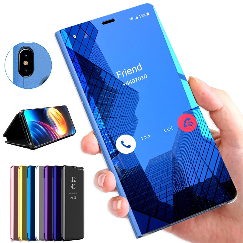Jual OPPO RENO 5 5F 4G , 5G RENO 6 4G 5G Smart FLip Case Clear View ...
