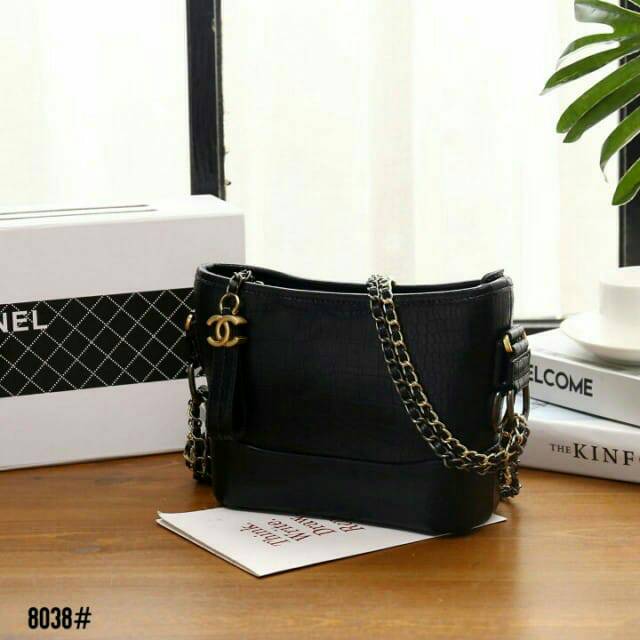 Jual Tas Chanel Gabrielle Small Hobo Crocodile Bag Ori