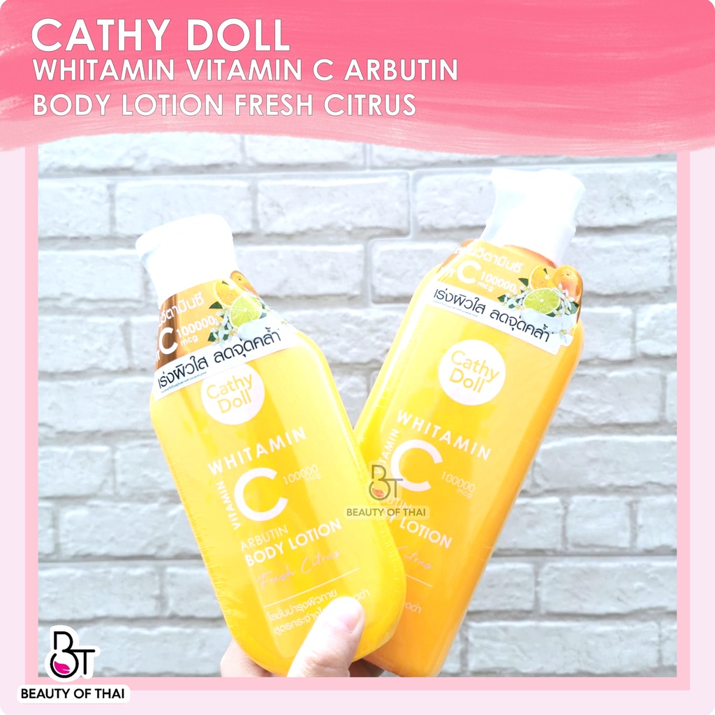 Jual Cathy Doll Whitamin Vitamin C Arbutin Fresh Citrus Body Lotion