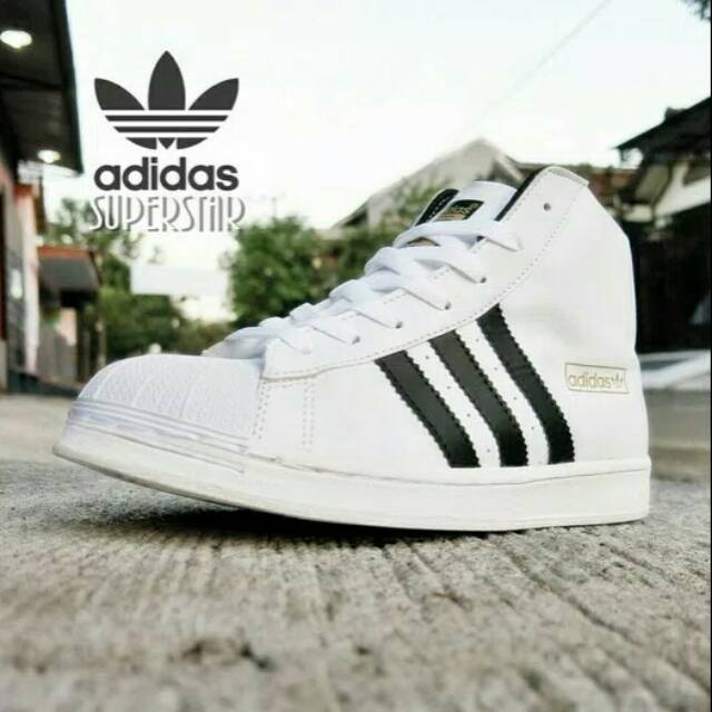 Jual adidas 2025 superstar high top