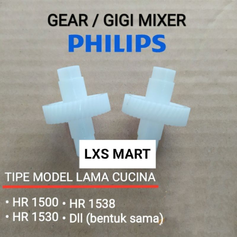 Jual GEAR / GIGI MIXER PHILIPS MODEL LAMA CUCINA TIPE HR1500 HR1530