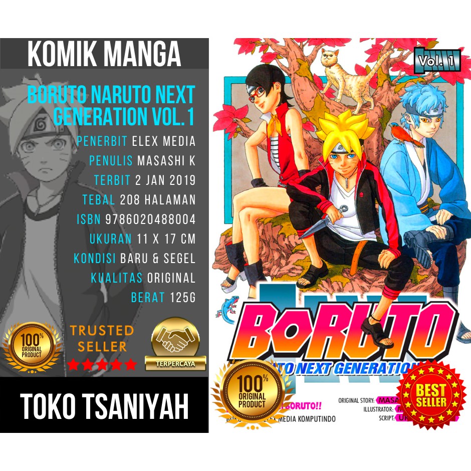 Jual Buku Komik Boruto Naruto Next Generation Vol 1 Masashi Kishimoto ...