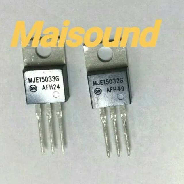 MJE15032G/MJE15033G Transistoren Set - 4 Stück TO-220 Für Audio Verstärker