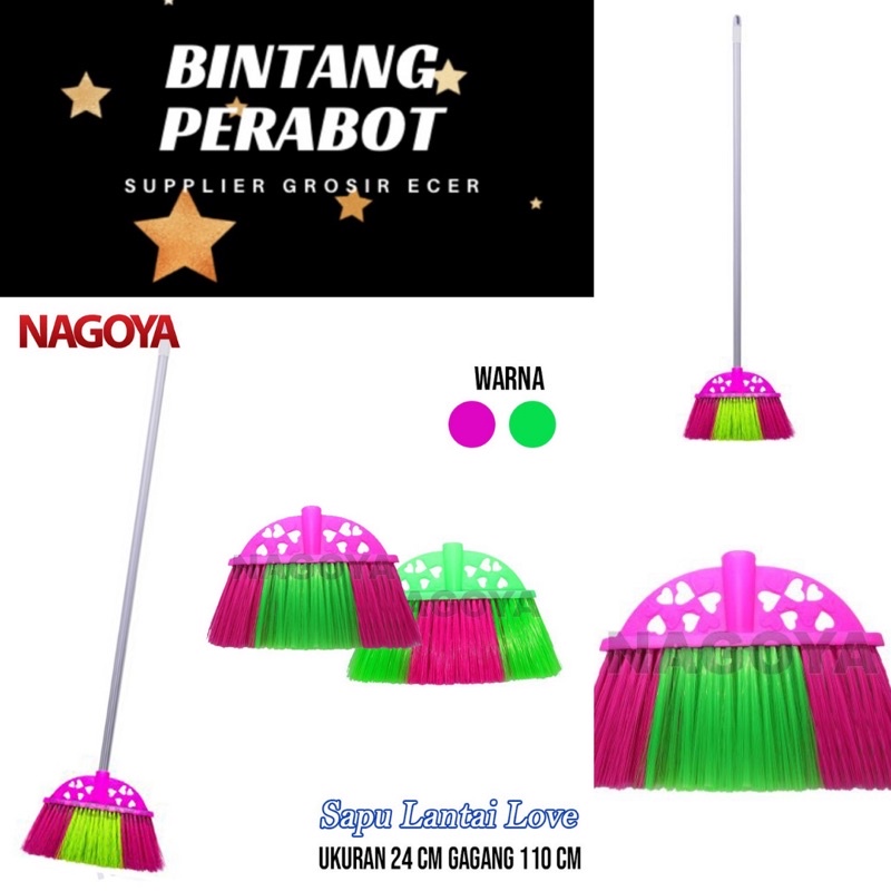 Jual Nagoya Sapu Plastik Sapu Nilon Broom Sapu Lantai Murah