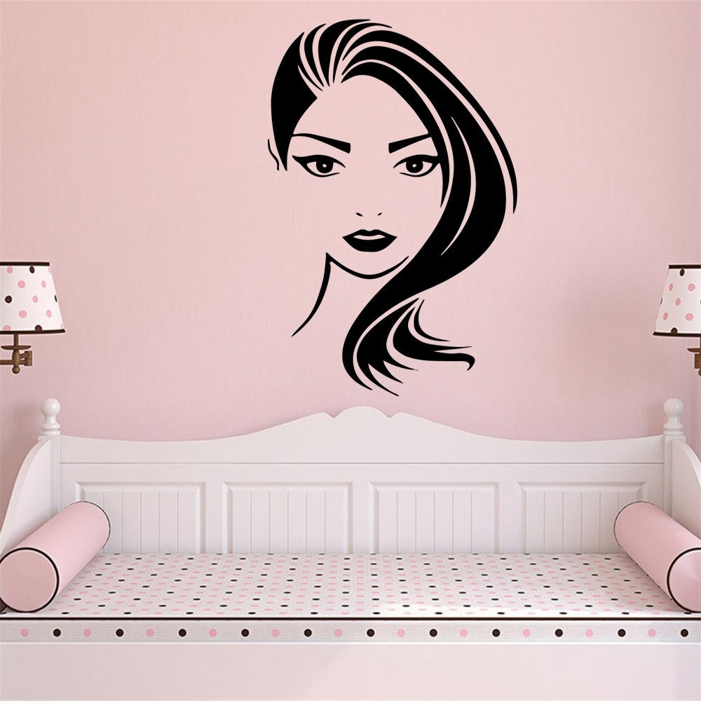 Jual WALL CUTTING STICKER DINDING CUSTOM KACA SALON KECANTIKAN TEMBOK