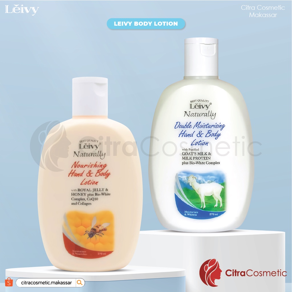 Jual ️CitraCosmetic ️ Leivy Hand Body Lotion Goats Milk & Royal Jelly