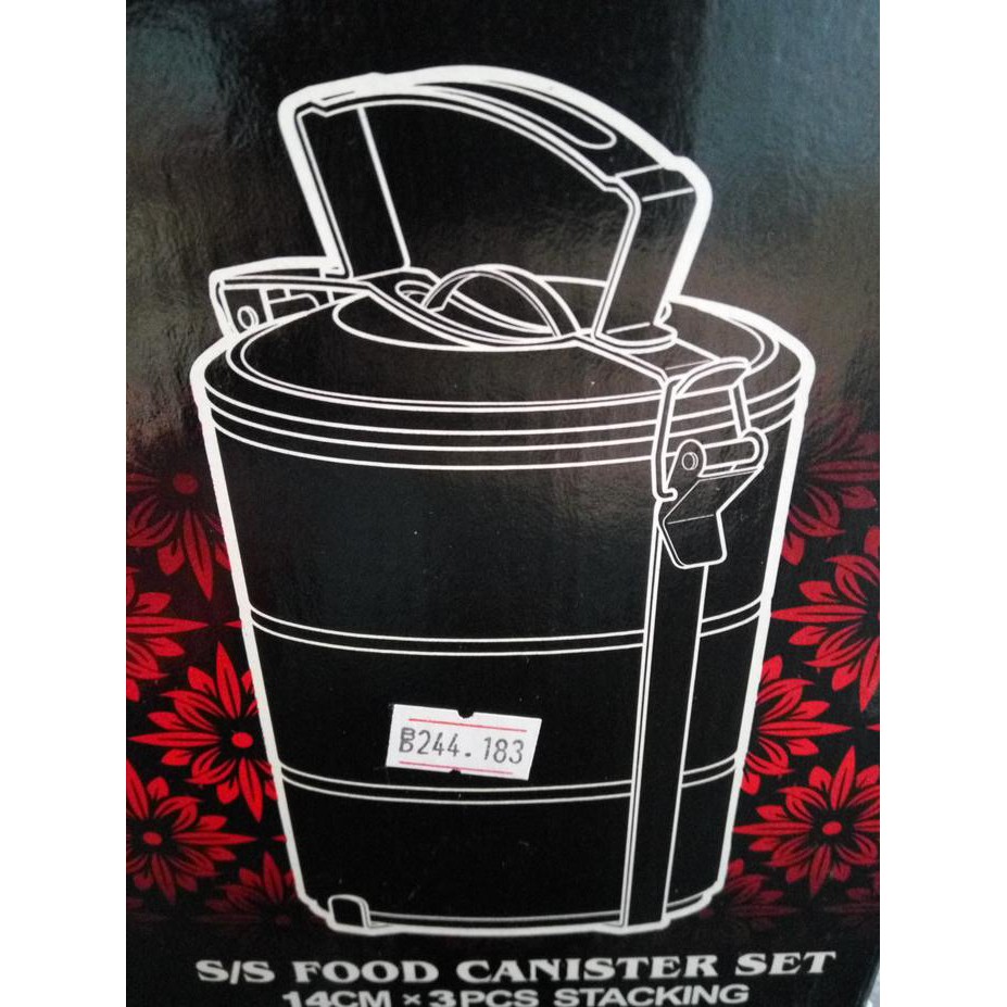 Jual RANTANG KATERING UKURAN DIAMETER 14 CM 3 TINGKAT MERK COOKVILLE ...