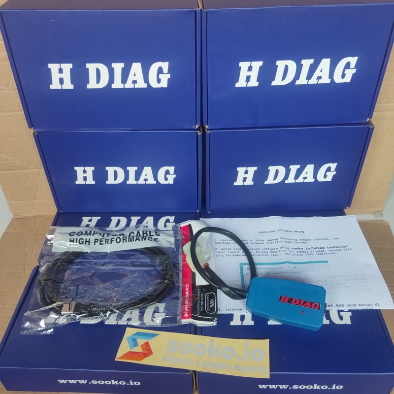 Jual H-DIAG SCANNER REMAP DIAGNOSTIK ECU MOTOR INJEKSI ORI | Shopee ...