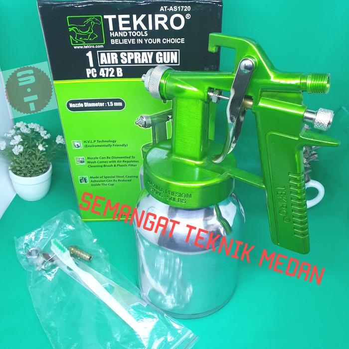 Jual 472B F75 SPRAY GUN SEMPROTAN ANGIN CAT TABUNG BAWAH F 75 472 B ...