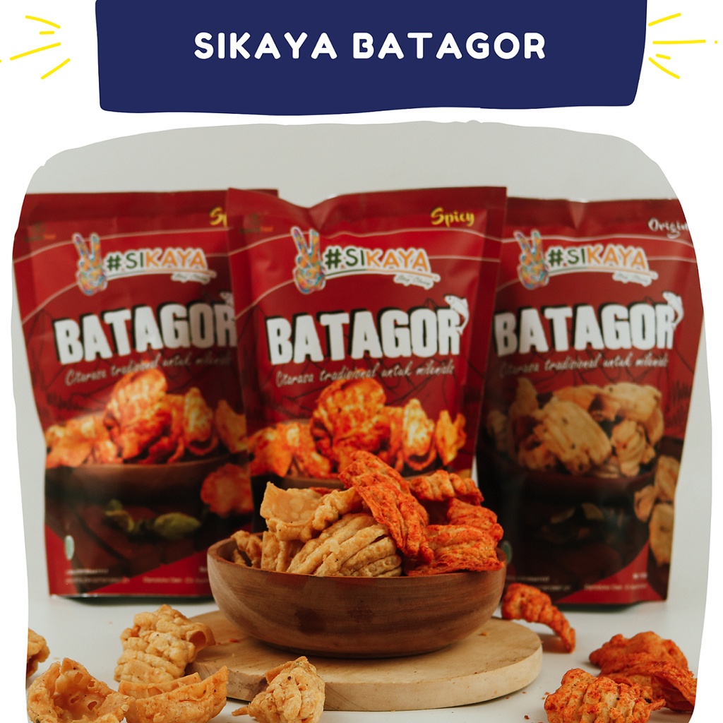 Jual Sikaya Batagor Snack Batagor Ikan Kering Renyah Dan Bikin Nagih Shopee Indonesia